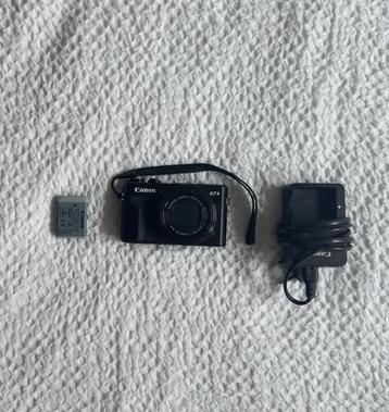 Canon G7X Mark II + Originele Batterij & Oplader beschikbaar voor biedingen