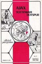 Ajax Amsterdam-Tottenham Hotspur 1981-82 Programma, Verzenden, Zo goed als nieuw, Ajax, Boek of Tijdschrift
