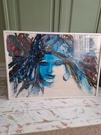 Schilderij Aad Leemans, Antiek en Kunst, Kunst | Schilderijen | Abstract, Ophalen