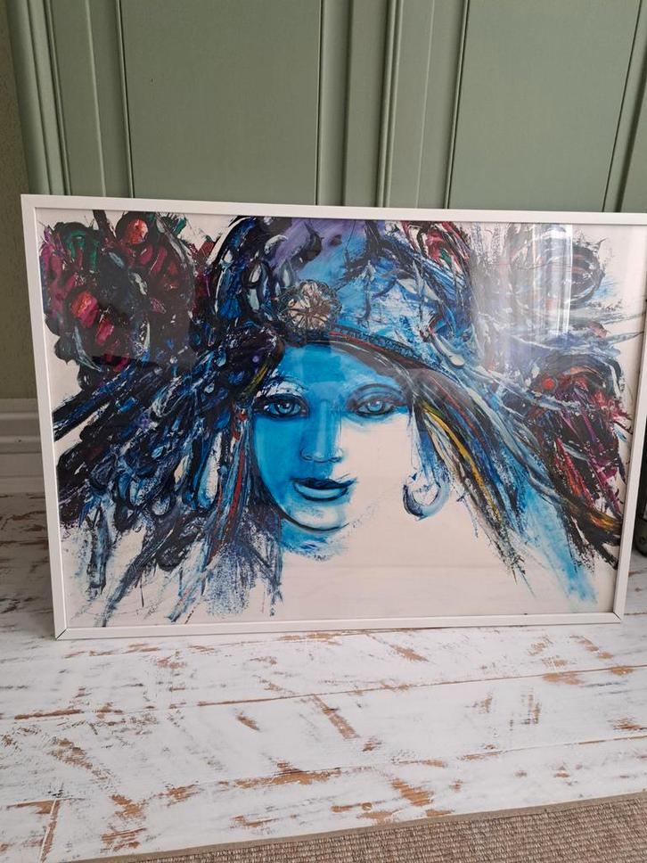 Schilderij Aad Leemans, Antiek en Kunst, Kunst | Schilderijen | Abstract, Ophalen