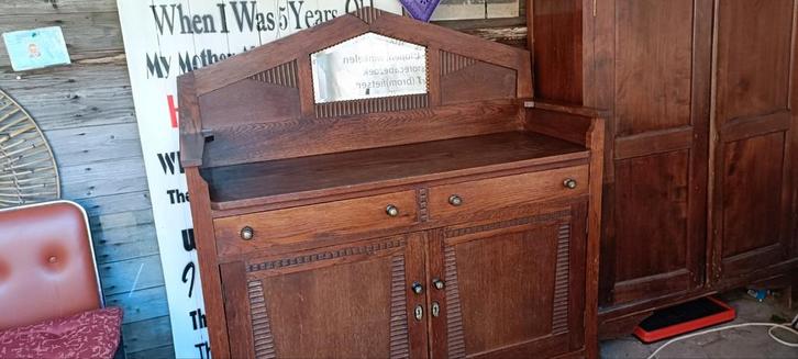 Antieke Buvet Kast, Huis en Inrichting, Kasten | Dressoirs, Ophalen of Verzenden
