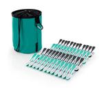 Turquoise Wasknijperzak met 48 Knijpers, Huis en Inrichting, Ophalen of Verzenden, Nieuw