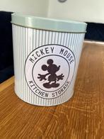 Groot Mickey Mouse kitchen storage groen gestreept blik zgan, Ophalen of Verzenden, Zo goed als nieuw, Overige, Overige merken