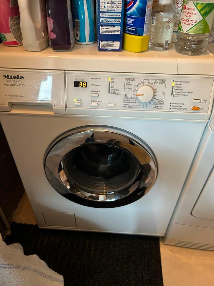 Miele Wasmachine & AEG Droger - Verhuizing!, Witgoed en Apparatuur, Wasmachines, Gebruikt, Voorlader, 6 tot 8 kg, 85 tot 90 cm