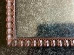 Schilderijlijst, bruin, hout, met glas, antiek, 23,3x33,2, Huis en Inrichting, Woonaccessoires | Lijsten, Ophalen, Hout