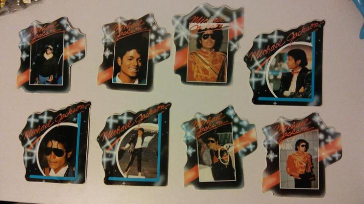 Michael Jackson bad thriller History vintage stickers set, Verzamelen, Muziek, Artiesten en Beroemdheden, Zo goed als nieuw, Ophalen of Verzenden