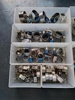 Groot assortiment slangklemmen, Doe-het-zelf en Verbouw, IJzerwaren en Bevestigingsmiddelen, Gebruikt, Overige typen, Ophalen of Verzenden
