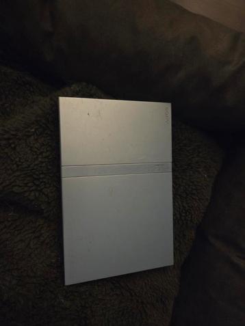 PS2 Slim Zilver met 1 Controller & Kabels beschikbaar voor biedingen