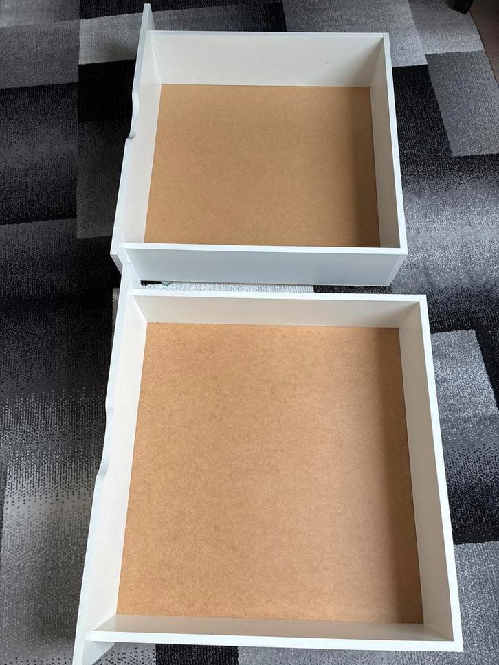 2 Lades met Wielen, Huis en Inrichting, Kasten | Dressoirs, Gebruikt, Minder dan 50 cm, 25 tot 50 cm, Met lade(s), Kunststof, Ophalen