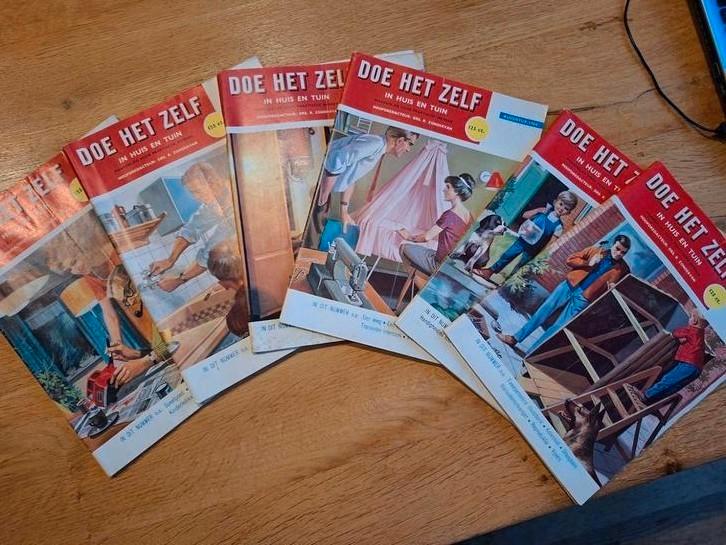 6x Doe Het Zelf 1964 - Vintage DHZ Bladen, Boeken, Tijdschriften en Kranten, Gelezen, Overige typen, Ophalen of Verzenden