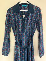 Bakery ladies M Jurk blauw met rode print, Maat 38/40 (M), Bakery ladies, Blauw, Ophalen of Verzenden