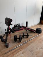 Thuis sport set, Sport en Fitness, Fitnessmaterialen, Ophalen, Zo goed als nieuw, Fitnessbank