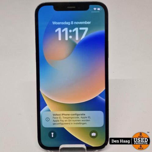 Apple iPhone 12 Zwart 128GB Batt 87% | Inc garantie, Telecommunicatie, Mobiele telefoons | Apple iPhone, Zo goed als nieuw