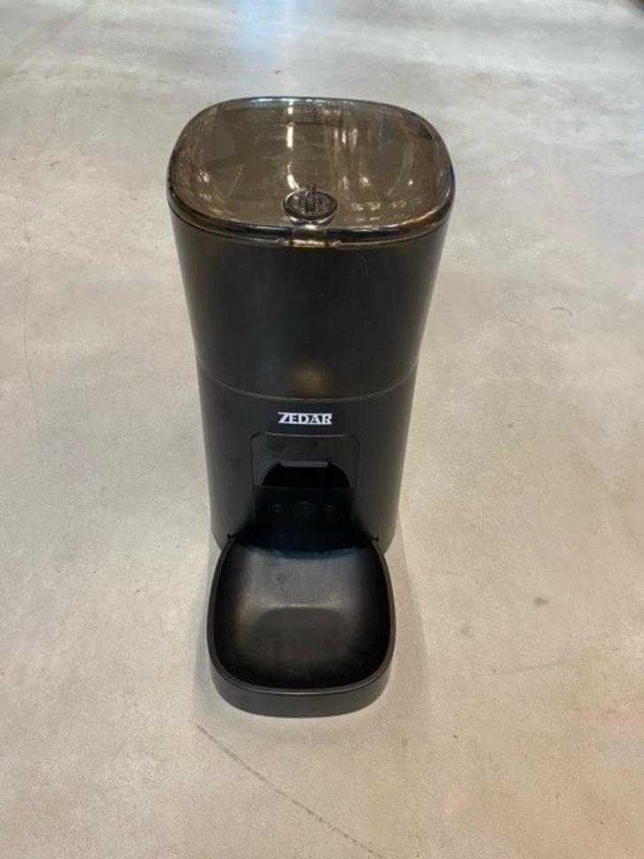 Voerautomaat met App - 6 L - Zwart - Zedar A600, Dieren en Toebehoren, Kattenvoerbakken en Drinkbakken, Nieuw, Automatisch, Ophalen of Verzenden