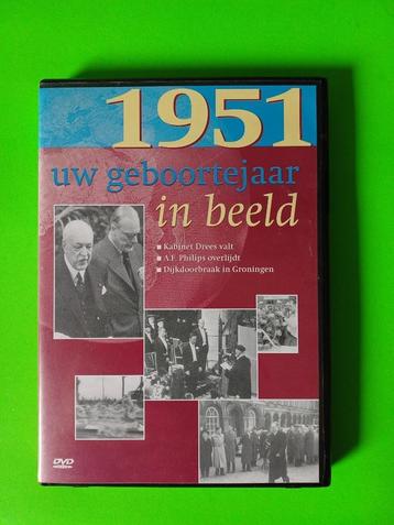 DVD - Uw geboortejaar in beeld 1951 beschikbaar voor biedingen