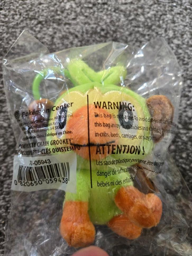 Grookey Poké Plush Key Chain, Verzamelen, Poppetjes en Figuurtjes, Nieuw, Ophalen of Verzenden