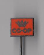 Coop Co-op Supermarkt emaille speldje, Gebruikt, Niet vindbaar, Niet vindbaar, Speldje of Pin
