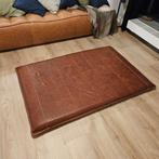 Nahka Miro Leather Lounge Mat 150x100 cm Brown Beetle, Ophalen, Eenpersoons, 150 tot 200 cm, Leer