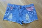 Kort spijkerbroekje in maat 38 / M, Maat 38/40 (M), Kort, Blauw, Ophalen of Verzenden