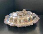 Eyecatcher , Mooi Vergulde, plated,  zilveren schaal 1922, Antiek en Kunst, Ophalen of Verzenden