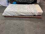 Zgan verstelbare bodem met matras, Ophalen, Zo goed als nieuw, Eenpersoons, 90 cm