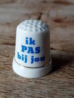 Vingerhoedjes verzamelen grappig vingerhoedje, Ophalen of Verzenden, Zo goed als nieuw