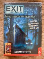 EXIT Het Spel: Terug naar de Verlaten Hut - Nieuw!, Een of twee spelers, Ophalen of Verzenden, Nieuw