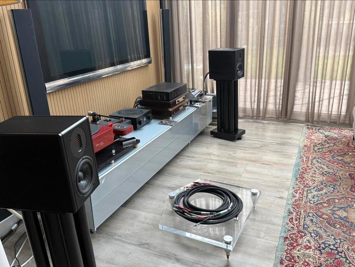 Acelec Monitor One buitengewone kans!, Audio, Tv en Foto, Luidsprekers, Zo goed als nieuw, Front, Rear of Stereo speakers, Minder dan 60 watt