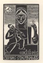 0373 Ex Libris Nederland : Cor de Wolff, 1942, Verzenden