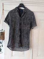 Revelation Spijkerblouse Korte Mouw - Maat L, Kleding | Heren, Overhemden, Ophalen of Verzenden, Zo goed als nieuw, Halswijdte 41/42 (L)