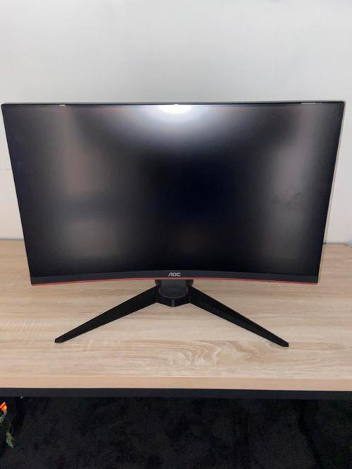 Scherm – 24" Curved Gaming Monitor – 144Hz VERLAAGD IN PRIJS, Computers en Software, Monitoren, Zo goed als nieuw, 101 t/m 150 Hz