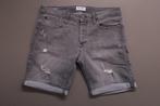 maat L korte broek jeans spijker heren grijs Jack & Jones, W36 - W38 (confectie 52/54), Ophalen of Verzenden, Zo goed als nieuw