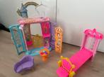 Barbie Kasteel Draagbaar + Meubels, Kinderen en Baby's, Speelgoed | Poppenhuizen, Ophalen of Verzenden, Gebruikt, Poppenhuis