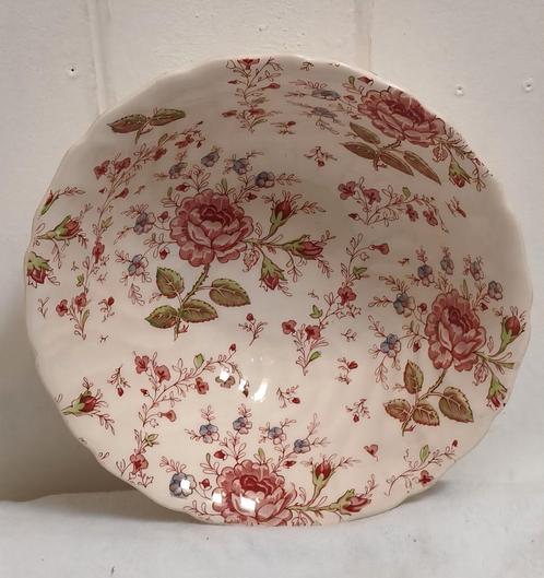 Johnson Brothers Rose Chintz schaal England fruitschaal bord, Huis en Inrichting, Woonaccessoires | Schalen en Manden, Zo goed als nieuw