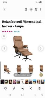 relax fauteuil, Ophalen of Verzenden, Nieuw, 75 tot 100 cm, 50 tot 75 cm