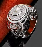 Ring (Zirkoon en 925 Sterling Zilver ) - Maat 8, Ophalen of Verzenden, Nieuw