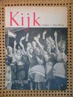 Tijdschrift 'Kijk' nr. 1 (2x), 2, 3, 4, 5, 16, 17, 28 (1945), Verzamelen, Tijdschriften, Kranten en Knipsels, Ophalen of Verzenden