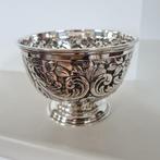 Brandewijnkom Suikerschaal Roomkom Barok Decor, Londen, Antiek en Kunst, Antiek | Goud en Zilver, Ophalen of Verzenden, Zilver