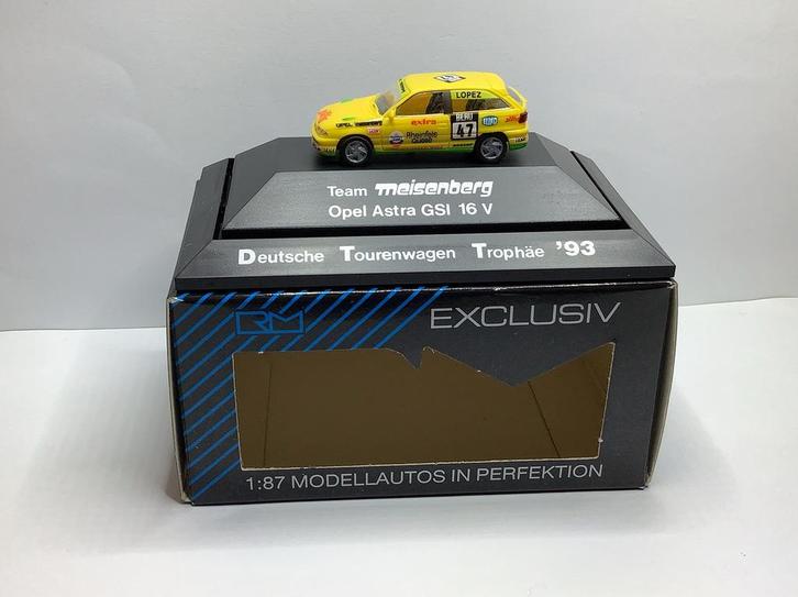 Opel Astra GSI 16V - Team Meisenberg - DTM '93, Hobby en Vrije tijd, Modelauto's | 1:18, Zo goed als nieuw, Auto, Overige merken