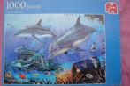 JUMBO DOLPHINS EXPLORER PUZZLE 1.000stukjes voor 3.50euro, Ophalen of Verzenden, 500 t/m 1500 stukjes, Zo goed als nieuw, Legpuzzel