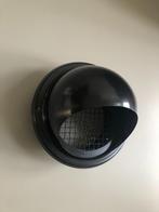 Nedco RVS zwart bolrooster Ø150mm met grofmazig gaas, Doe-het-zelf en Verbouw, Ventilatie en Afzuiging, Ophalen of Verzenden, Zo goed als nieuw