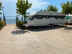 Hobby 650 KFU Prestige 2022 Voortent Luifel Airco Mover e.d., Caravans en Kamperen, Caravans, Rondzit, Hobby, 7 tot 8 meter, Tot en met 6