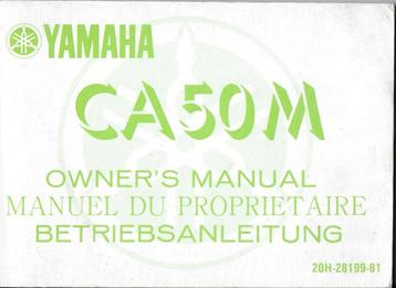 Yamaha CA50 manual scooter (019v) bromfiets beschikbaar voor biedingen