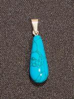 turquoise hanger, Ophalen of Verzenden, Nieuw, Blauw, Steen of Mineraal