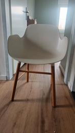 2 normann Copenhagen stoelen. Onderstel defect, Ophalen, Wit, Hout, Twee