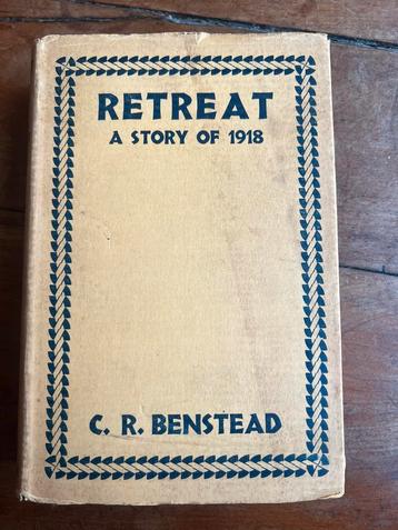 WO1 Boek Retreat a story of 1918 Kaiserschlacht Westfront beschikbaar voor biedingen