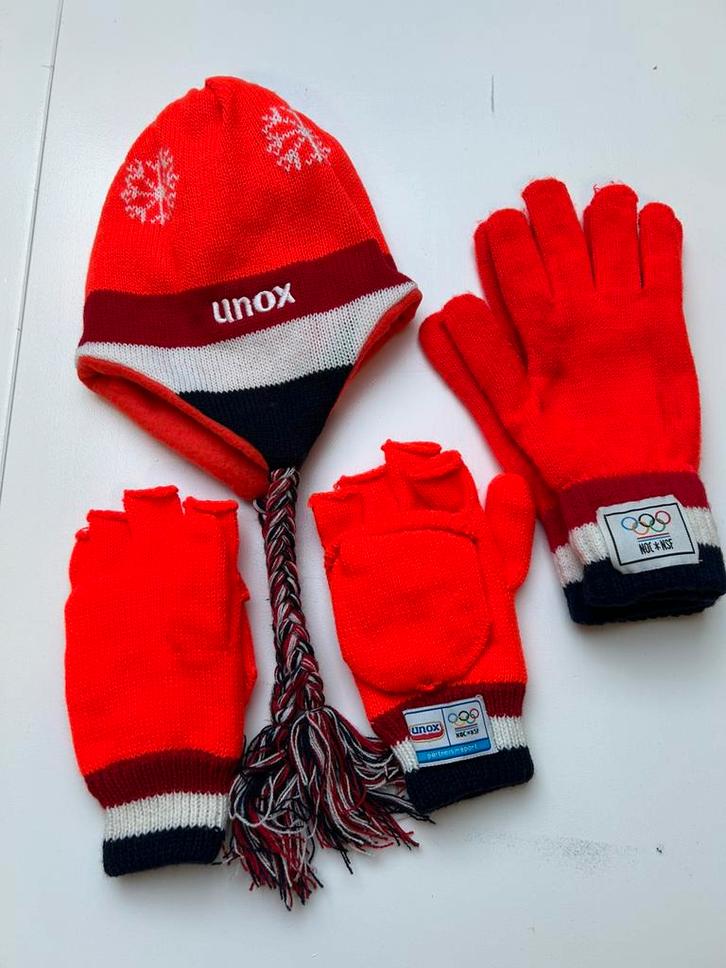 Unox muts, wanten, handschoenen., Kleding | Heren, Mutsen, Sjaals en Handschoenen, Zo goed als nieuw, Muts, Overige maten, Ophalen