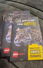Artis entree spaarkaarten (2x), Drie personen of meer, Ticket of Toegangskaart