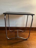 Buisframe bijzettafel, Bauhaus/Gispen stijl., Huis en Inrichting, Tafels | Bijzettafels, Overige materialen, Minder dan 55 cm