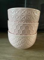 3 Roze schalen - nieuw, Ophalen of Verzenden, Nieuw, Overige stijlen, Schaal of Schalen